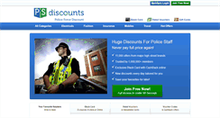 Desktop Screenshot of police.psdiscounts.com